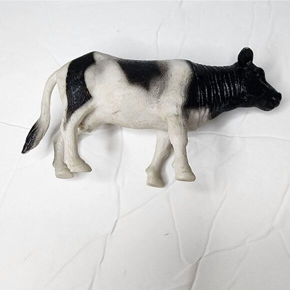 Vintage Farmer Dairy Cow Hard Rubber Plastic - Picture 3 of 6